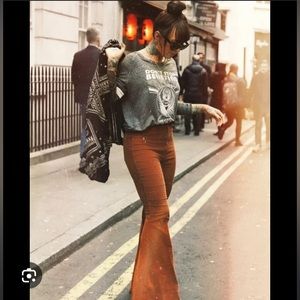 FREE PEOPLE Corduroy Bell Bottoms